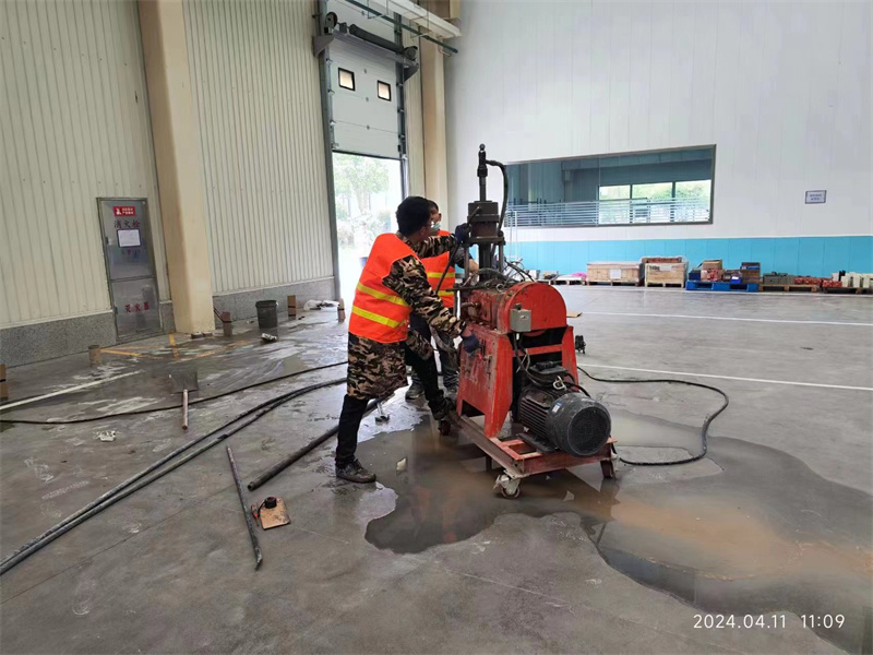 贵阳厂房地面下沉塌陷注浆加固施工